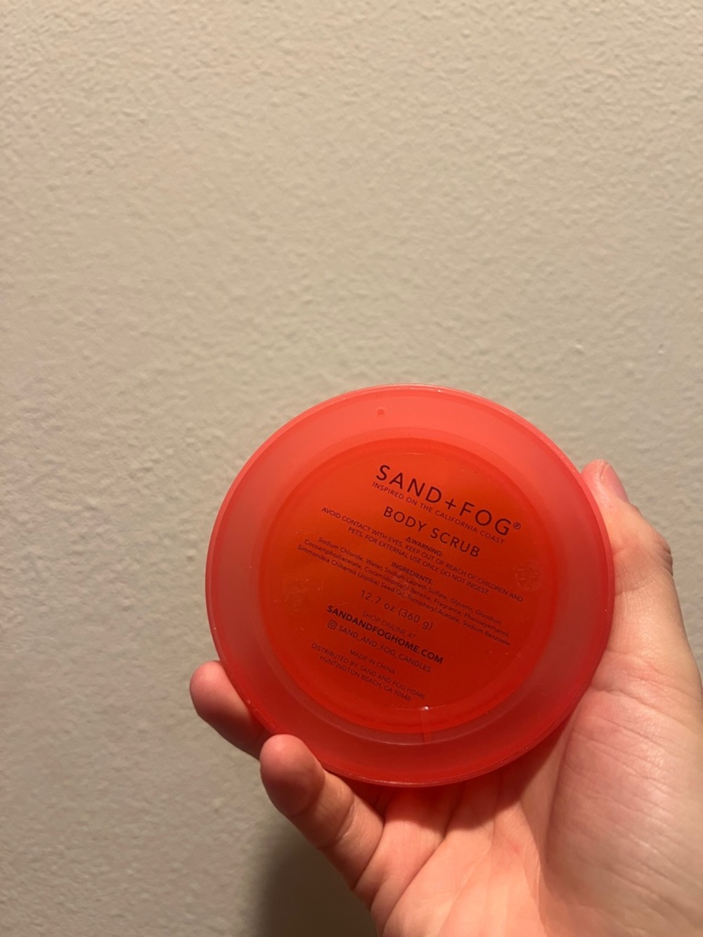JUMBO SIZE Sand + Fog Body Scrub Guava Mango 16.9 Oz NEW - Picture 2 of 2